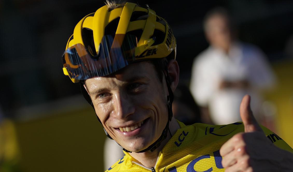 Tour de France-vinnaren Jonas Vingegaard. Foto: Thibault Camus/ap/tt