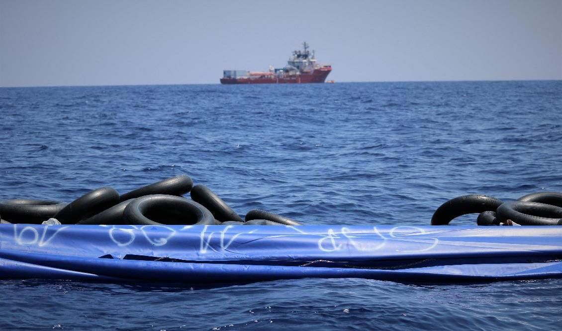 Insatser för att undsätta nödställda migranter i Medelhavet. Arkivbild. Foto: Hannah Wallace Bowman/MSF/TT