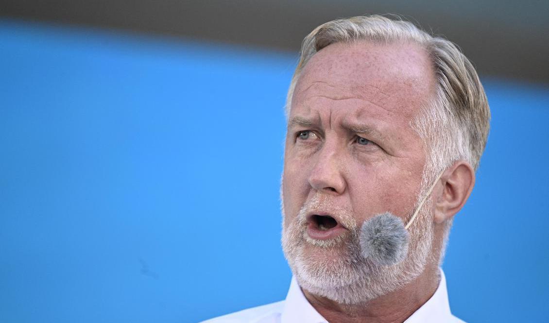 Liberalernas partiledare Johan Pehrson (L). Arkivbild. Foto: Henrik Montgomery/TT