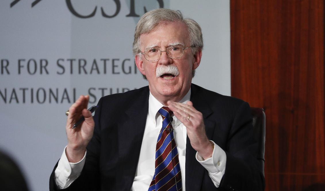 John Bolton, nationell säkerhetsrådgivare till USA:s tidigare president Donald Trump. Arkivbild. Foto: Pablo Martinez Monsivais/AP/TT