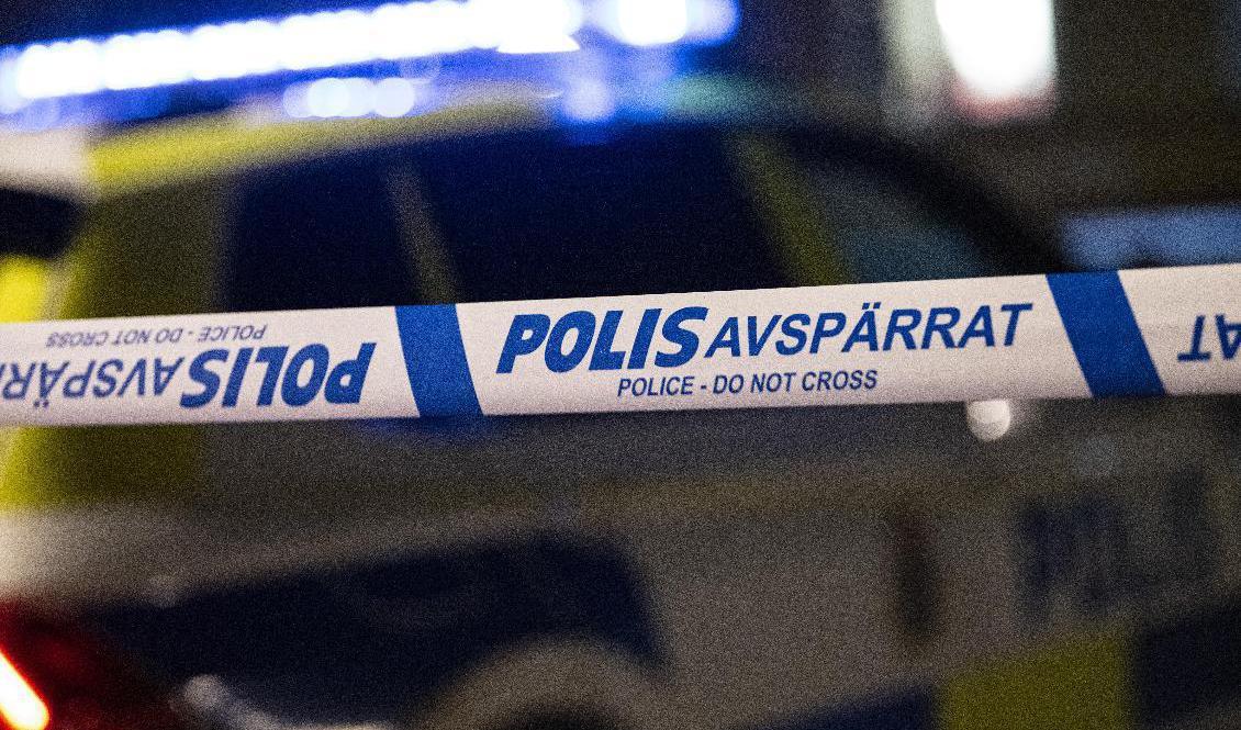 Polisen har spärrat av en plats i Landskrona efter att ha gjort fynd efter skottlossning. Arkivbild. Foto: Johan Nilsson/TT