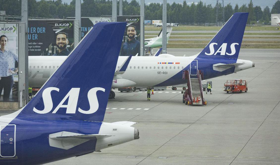SAS ställer in. Arkivbild. Foto: Tor Erik Schrøder/NTB/TT
