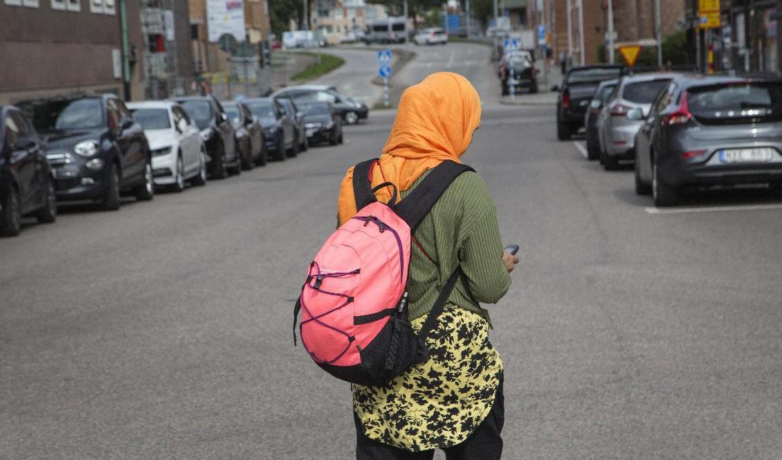 En kommission i Danmark föreslår att användningen av huvuddukar förbjuds i danska skolor, rapporterar DR. Arkivbild. Foto: Martina Holmberg/TT