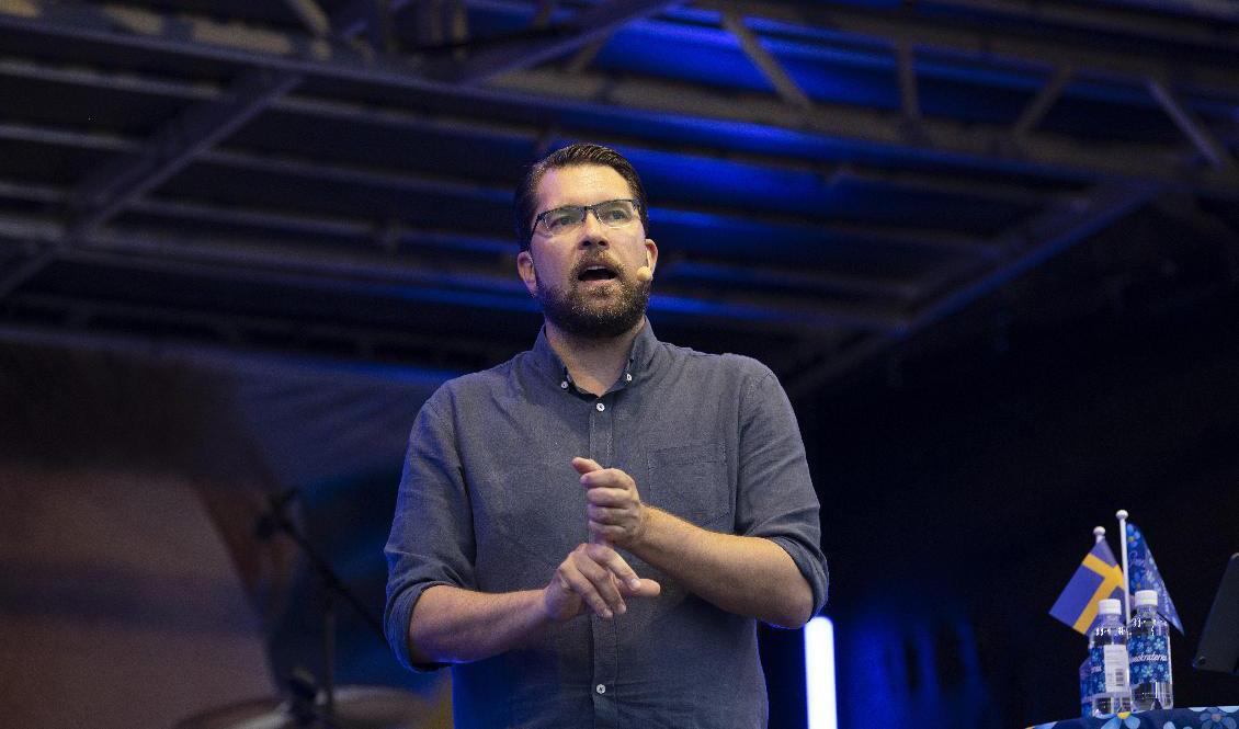 Sverigedemokraternas partiledare Jimmie Åkesson. Arkivbild. Foto: Henrik Montgomery/TT