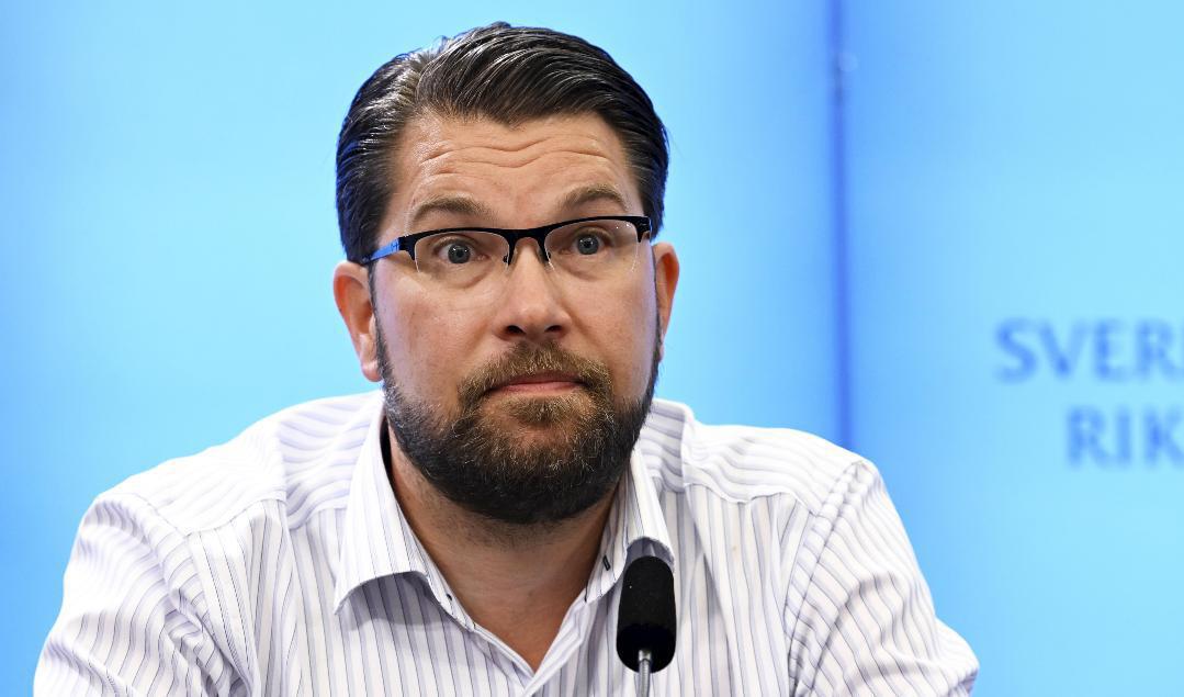 Sverigedemokraternas partiledare Jimmie Åkesson. Arkivbild. Foto: Anders Wiklund/TT