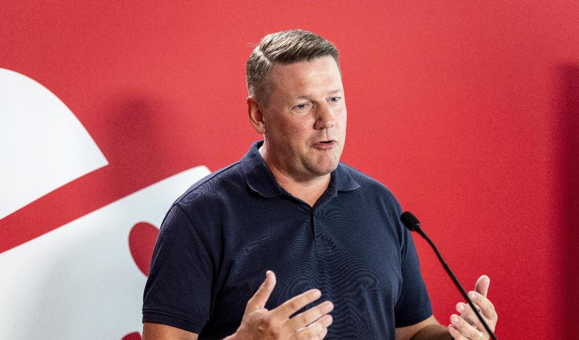 Socialdemokraternas partisekreterare Tobias Baudin. Foto: Christine Olsson