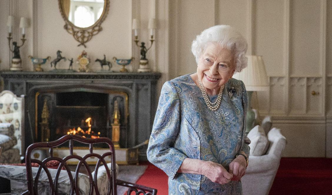 Drottning Elizabeth i april i år. Foto: Dominic Lipinski/AP/TT