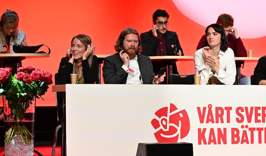 Socialdemokraternas valvaka på Waterfront Conference Center i Stockholm. Foto: Jonas Ekströmer/TT