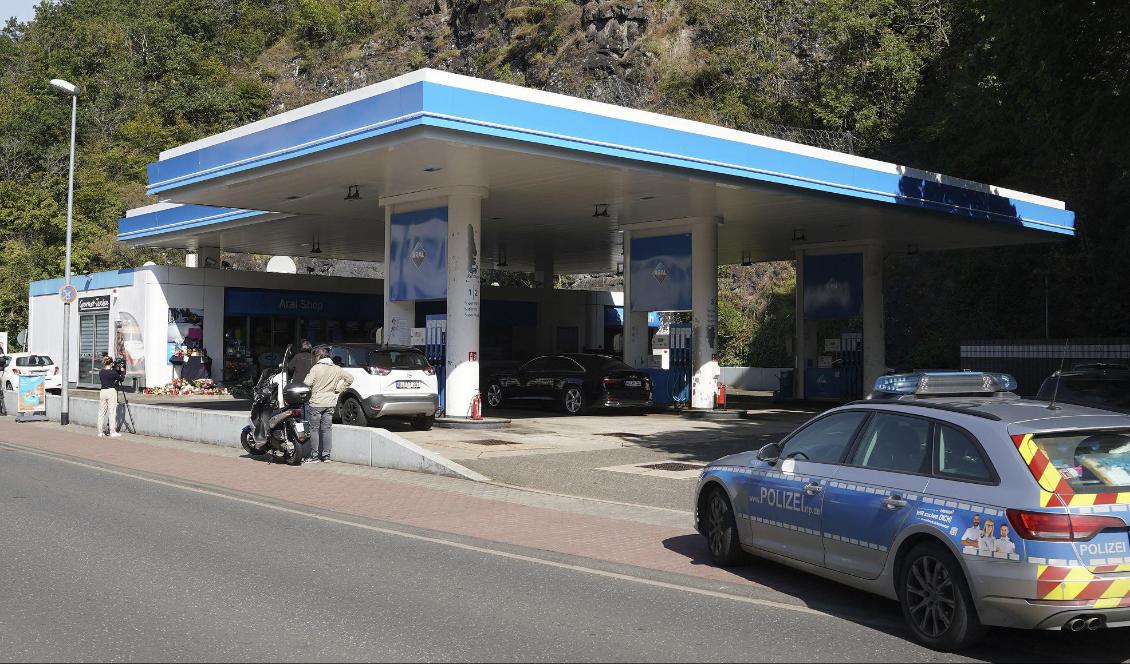 Mordet på bensinmacken i Idar-Oberstein skakade Tyskland när det ägde rum i september 2021. Foto: Thomas Frey/AP/TT