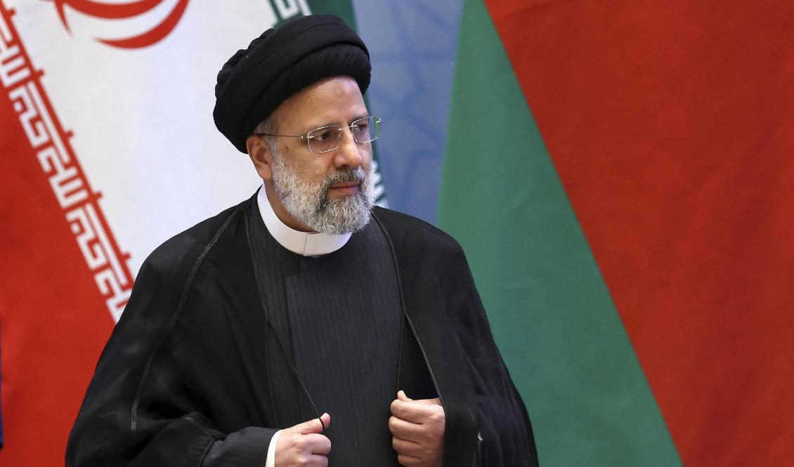 Irans president Ebrahim Raisi. Foto: Sergei Bobylev/Sputnik Kremli via AP/TT