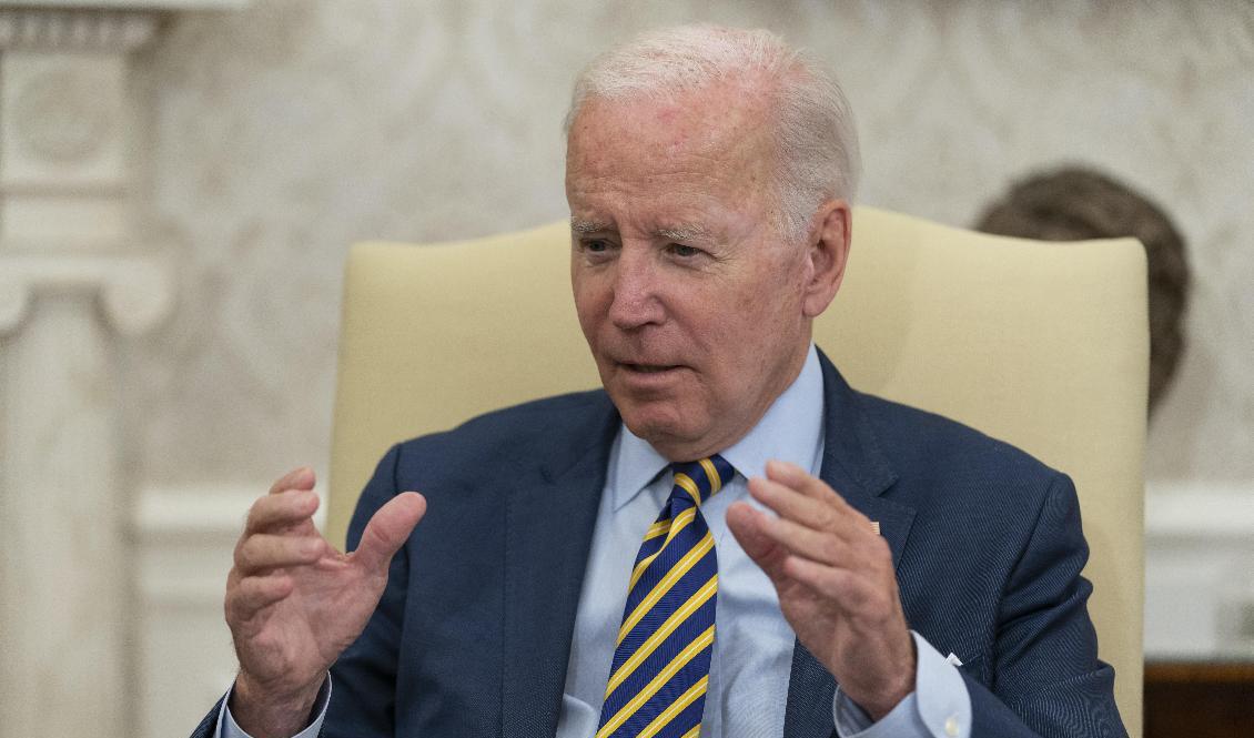 USA:s president Joe Biden. Arkivbild. Foto: Alex Brandon/AP/TT
