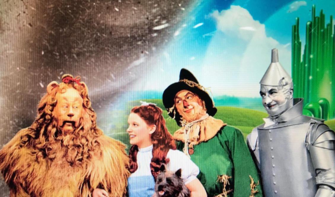 Dorothy och hunden Toto slår följe med sina tre nyfunna vänner på vägen till Smaragdstaden, där Trollkarlen finns.