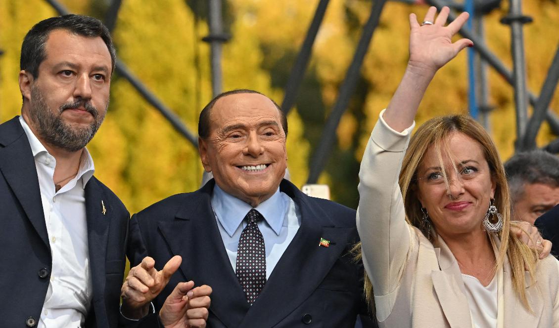 Högerkoalitionen i Italien anses vara ett demokratiskt problem.Foto: Alberto Pizzoli/Getty Images