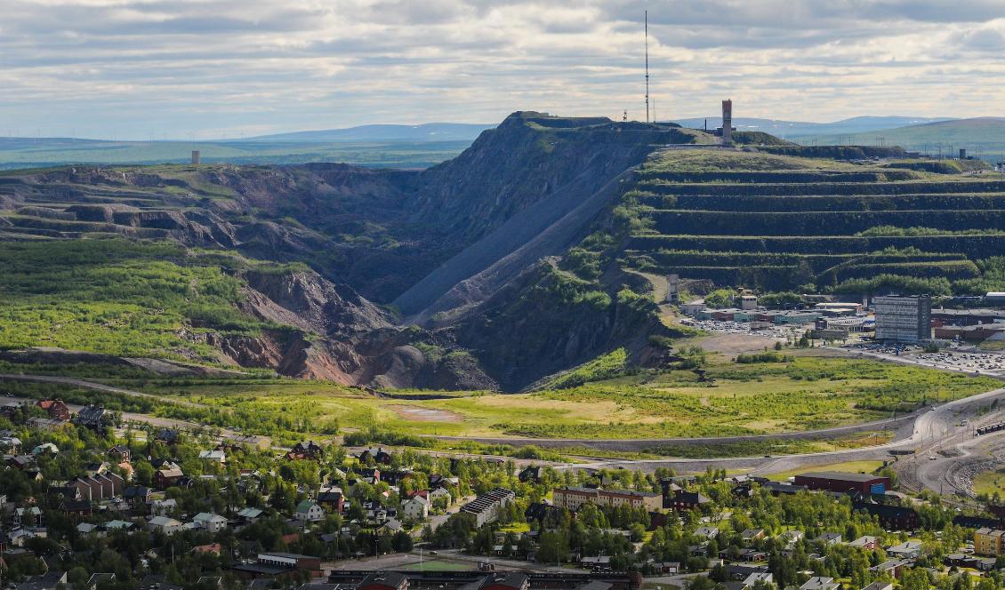 När en industri byggs upp förändras inte bara platsen den byggs på utan hela samhället. Gruvan i Kiruna är ett av våra industriella kulturarv. Foto: Dag Avango