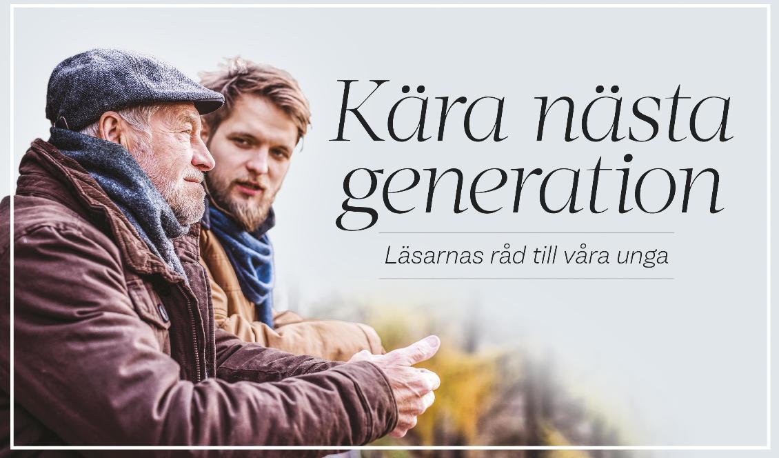 Syftet med ”Kära nästa generation” är att bevara och föra vidare tidlösa värderingar till de yngre generationerna. Välkommen med ditt bidrag. Foto: Shutterstock