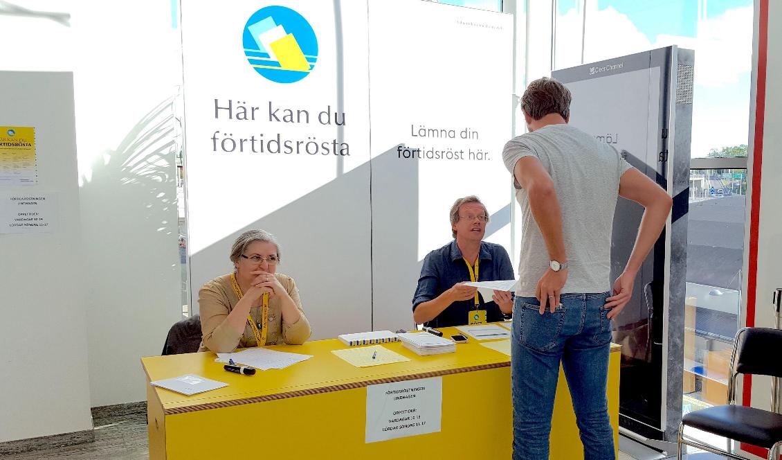 Många svenskar har i förtidsröstat i år. Foto: Blanca Ley
