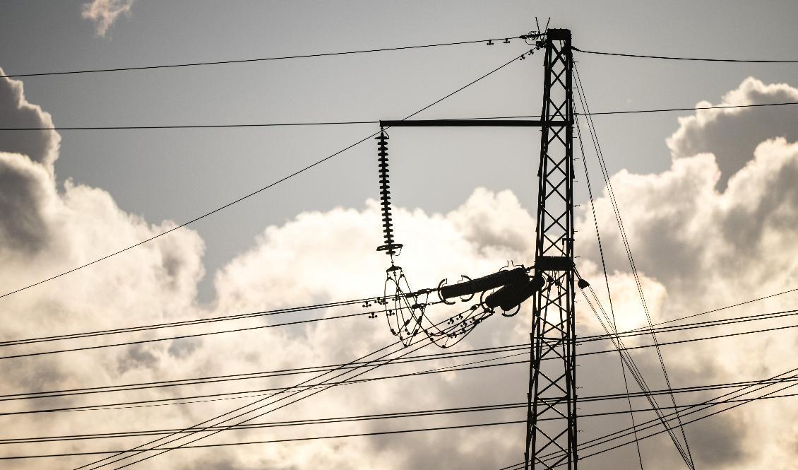 Sveriges vinst av utrikesexporten och -importen el sätter nytt rekord. Arkivbild. Foto: Johan Nilsson/TT