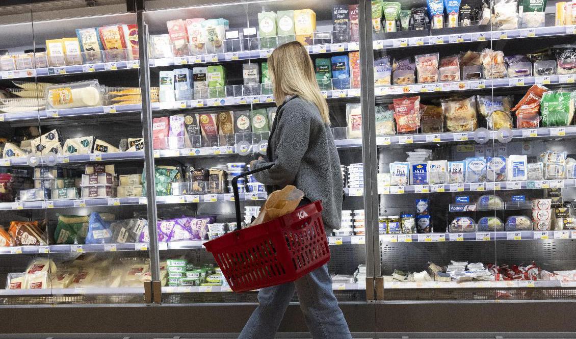 Matpriserna fortsätter att öka. Arkivbild. Foto: Fredrik Sandberg /TT