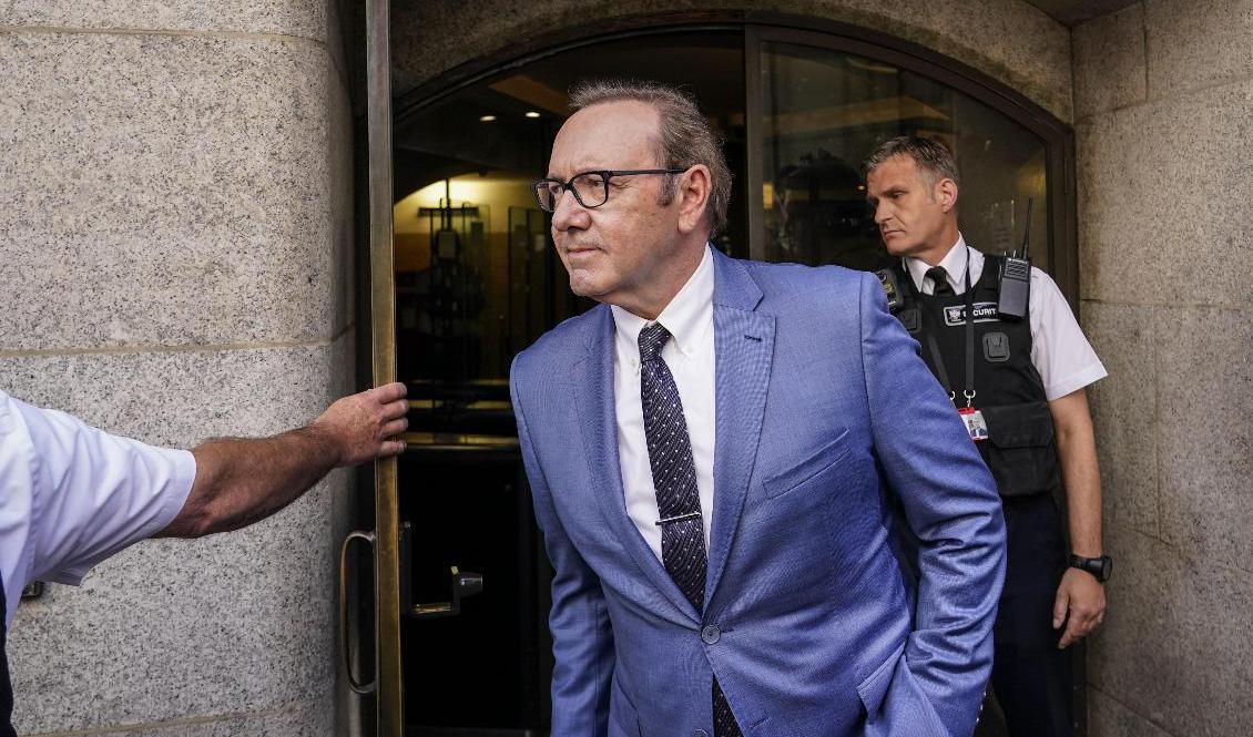 Kevin Spacey fick försvara sig i engelsk domstol i somras. Nu inleds en ny rättegång mot honom i New York. Arkivbild. Foto: Alberto Pezzali/AP/TT