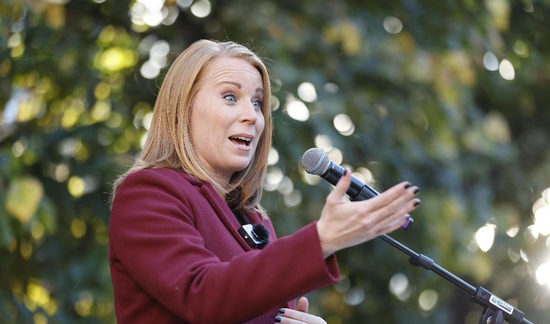 Partisekreterare Michael Arthursson tror att väljarflykten från Centerpartiet beror på partiledaren Annie Lööfs avgångsbesked. Arkivbild. Foto: Christine Olsson/TT