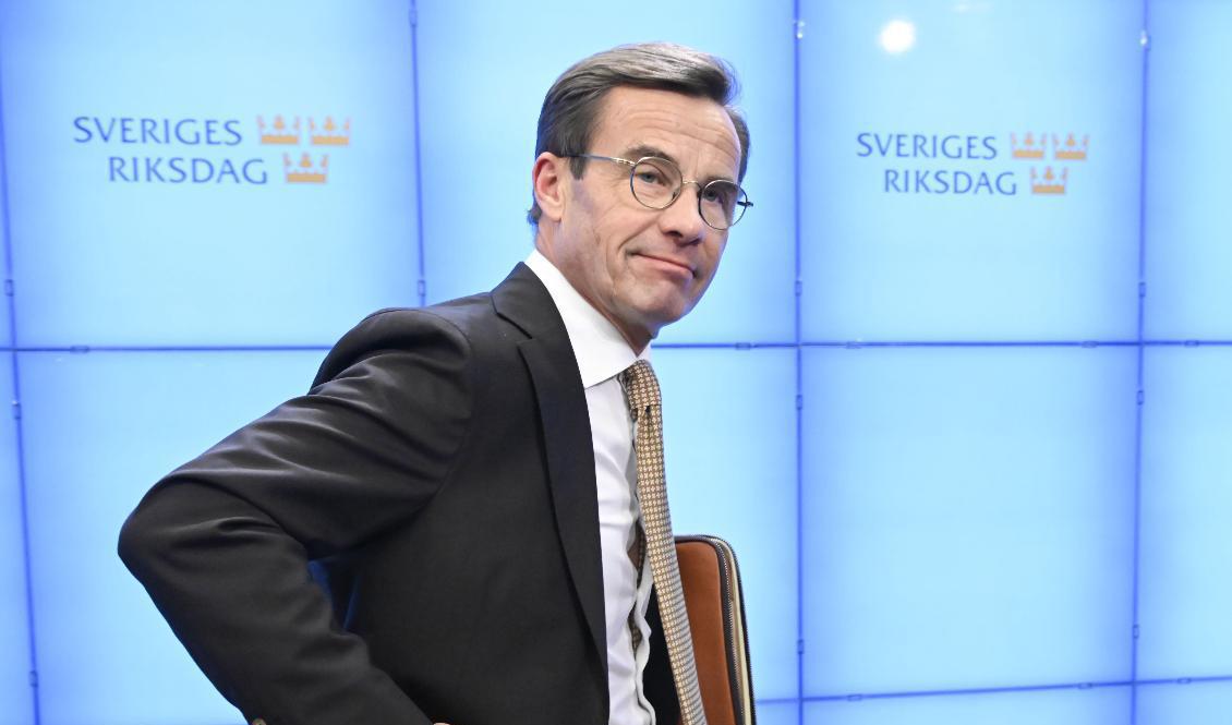 Moderaternas partiledare Ulf Kristersson (M). Arkivbild. Foto: Jonas Ekströmer / TT