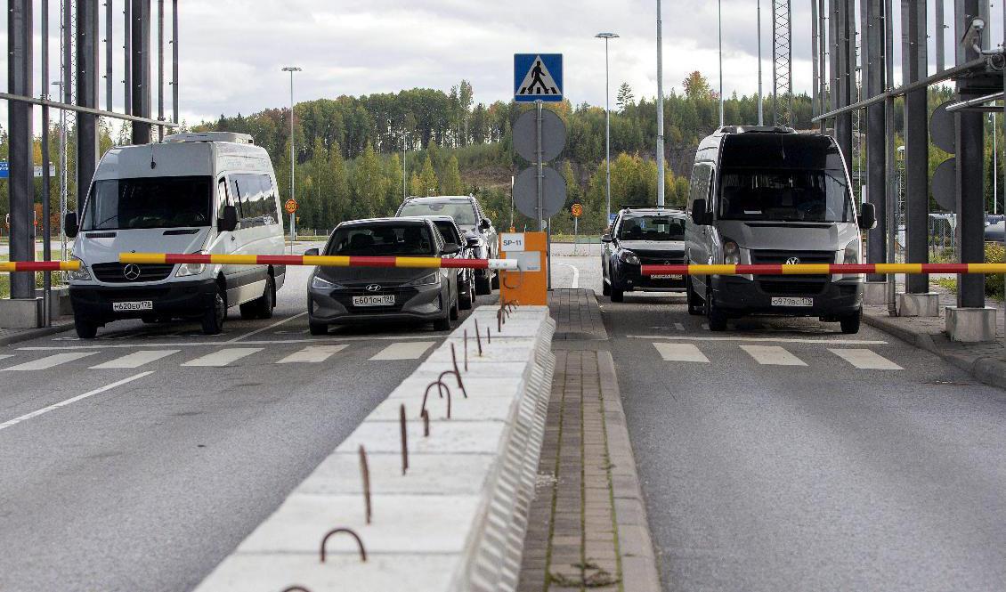Gränsstationen vid Nuijamaa i Lappeenranta i Finland. Arkivbild. Foto: Lauri Heino/AP/TT