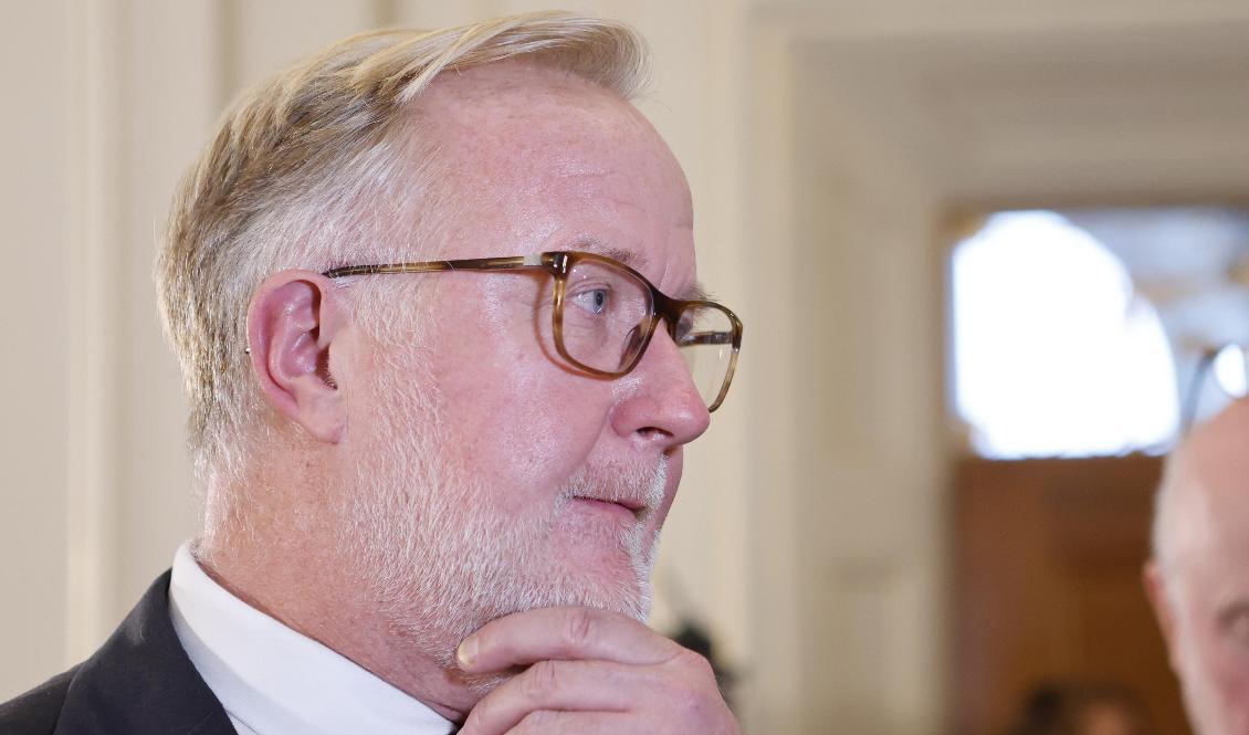 Johan Pehrson, arbetsmarknads- och integrationsminister. Foto: Christine Olsson/TT
