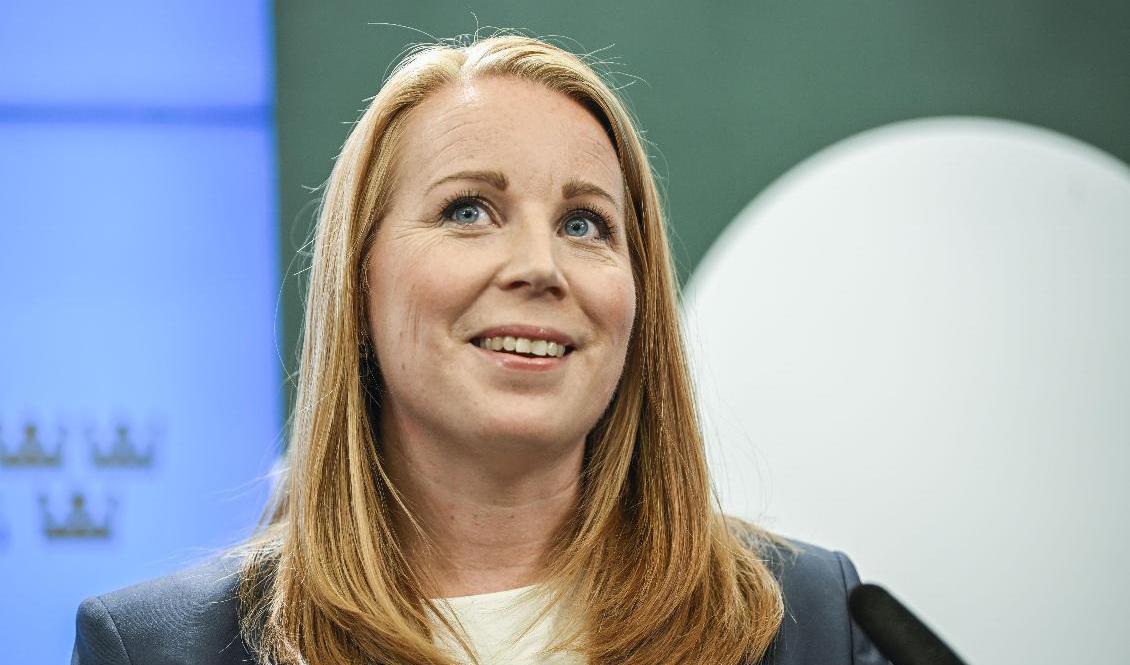 Centerns partiledare Annie Lööf (C) avgår i februari. Arkivbild. Foto: Anders Wiklund/TT