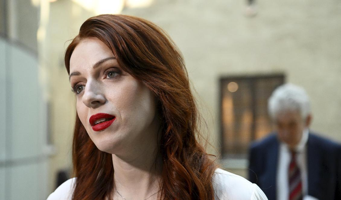 Cissi Wallin i tingsrätten. Nu har Svea hovrätt kommit med sin dom i det uppmärksammade förtalsmålet. Arkivbild. Foto: Fredrik Sandberg/TT