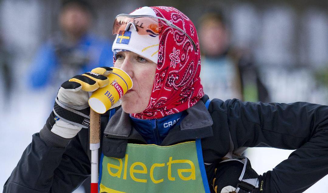 Blåbärssoppa och tankarna som den kokas i gick upp i rök när Vasaloppets centralförråd brann ner till grunden. Arkivbild. Foto: Ulf Palm/TT