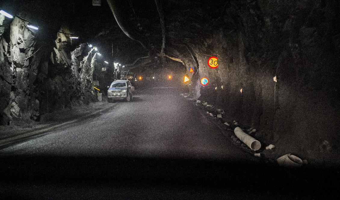 Kirunagruvan ska säkras efter rekordskalvet 2020. Arkivbild. Foto: Per Larsson/TT