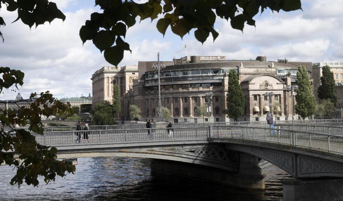 Riksdagen tar nästa vecka ställning till en ändring av tryckfrihetsförordningen och yttrandefrihetsgrundlagen gällande utlandsspioneri. Arkivbild. Foto: Fredrik Sandberg /TT