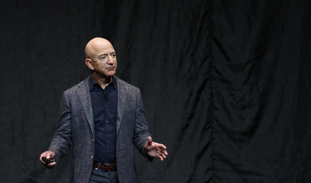 Amazons vd Jeff Bezos. Arkivbild. Foto: Patrick Semansky/AP/TT