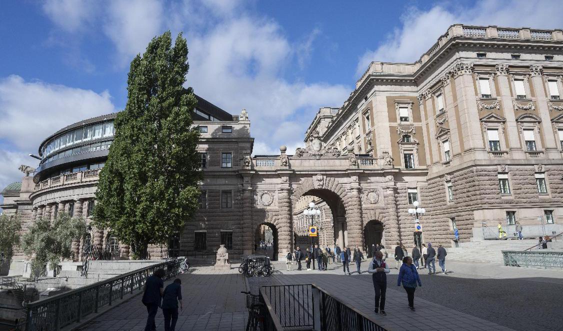 Riksdagen röstar om lagförslaget på onsdag 16 november. Arkivbild. Foto: Fredrik Sandberg /TT