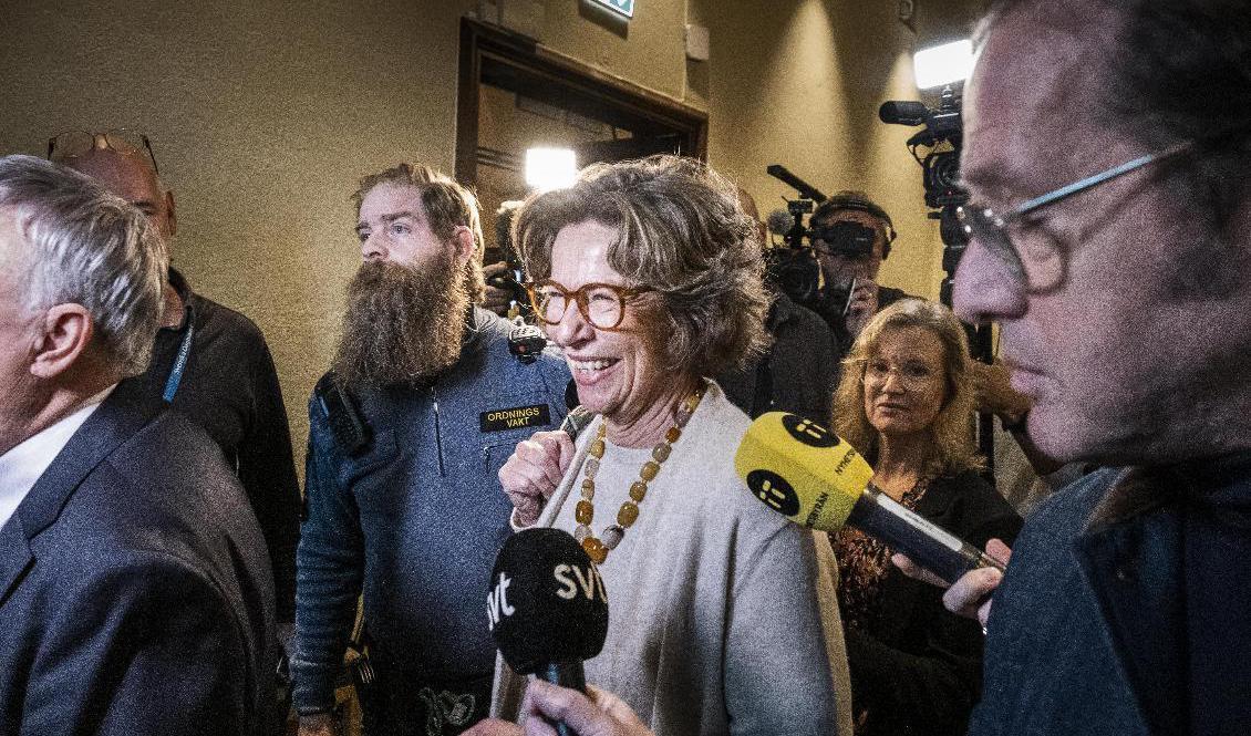 Birgitte Bonnesen, före detta vd i Swedbank, anklagas för grovt svindleri och riskerar fängelse. Arkivbild. Foto: Magnus Hjalmarson Neideman/SvD/TT
