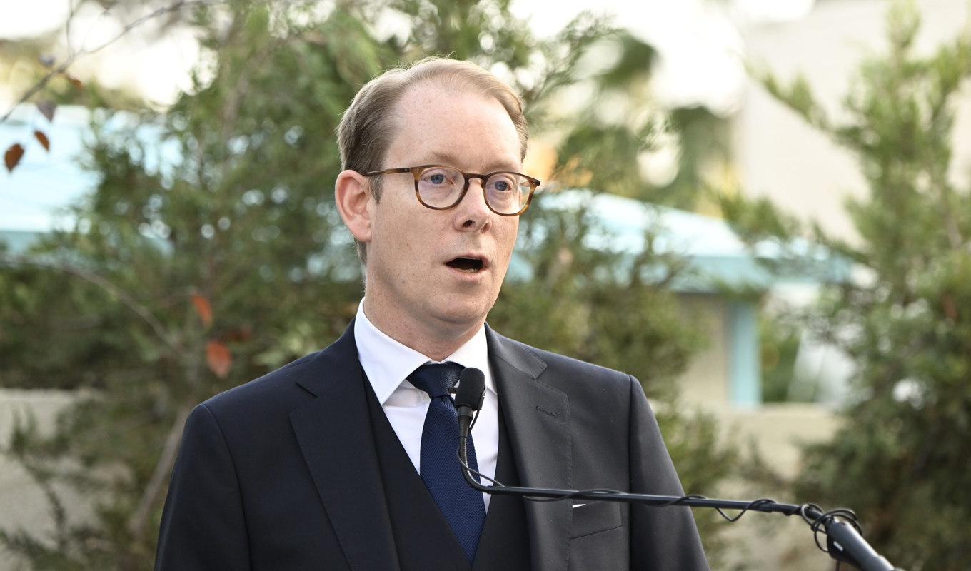 Utrikesminister Tobias Billström (M). Arkivbild. Foto: Pontus Lundahl/TT