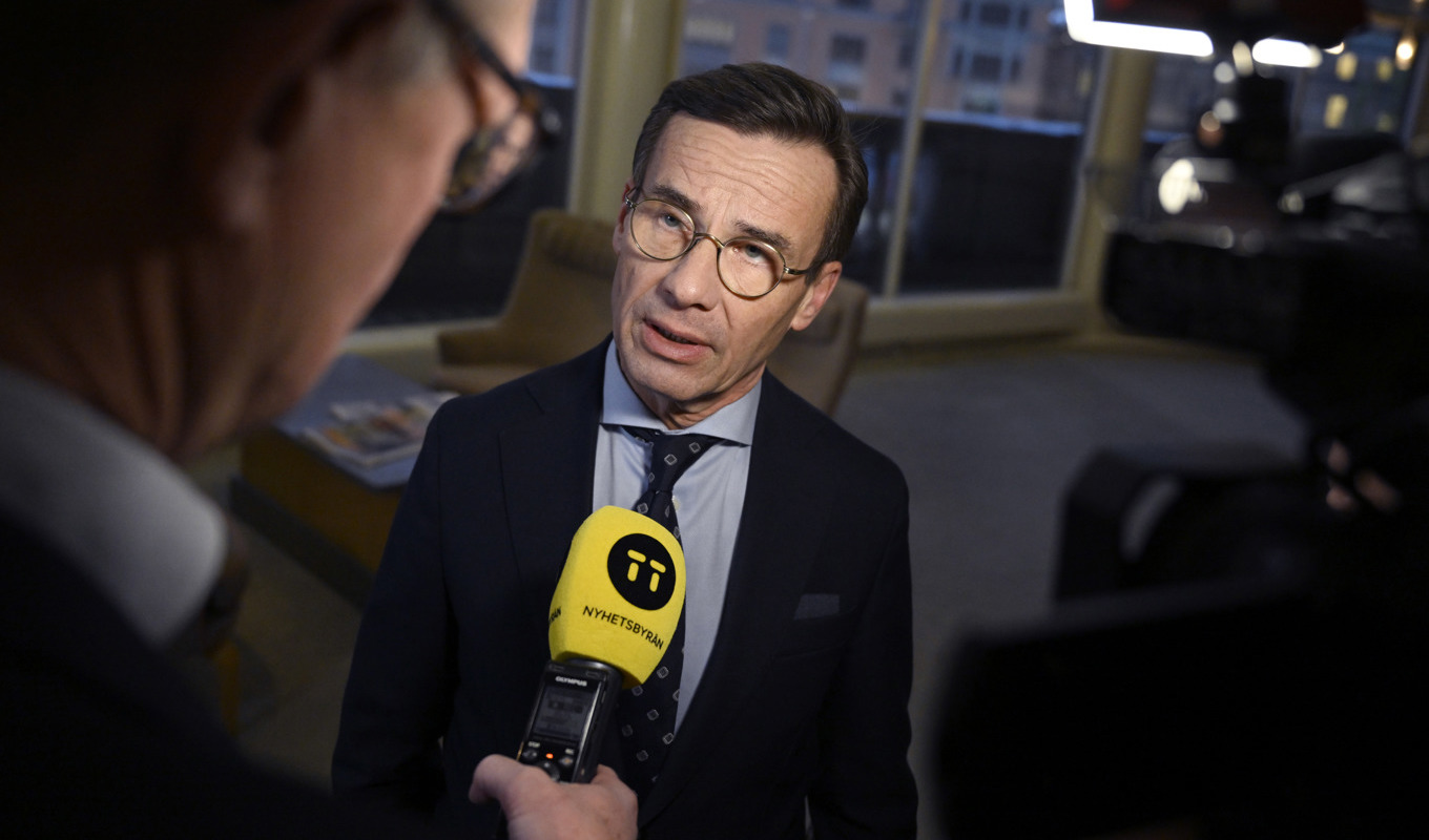 Statsminister Ulf Kristersson (M). Arkivbild. Foto: Pontus Lundahl / TT