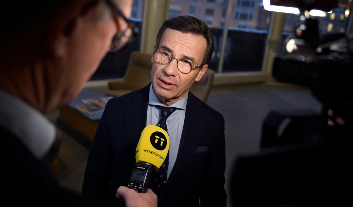 
Statsminister Ulf Kristersson (M). Arkivbild. Foto: Pontus Lundahl / TT                                            