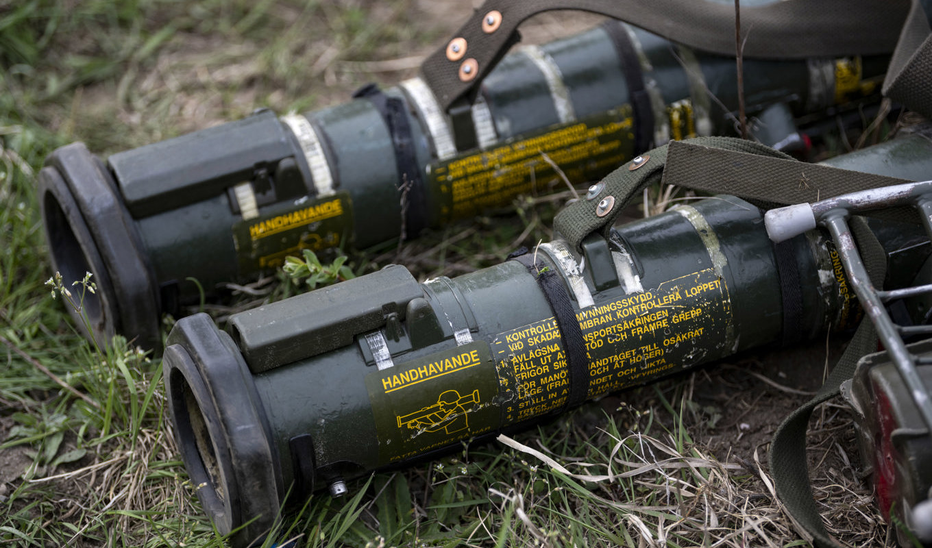 Ett par pansarskott 86. Arkivbild. Foto: Johan Nilsson/TT
