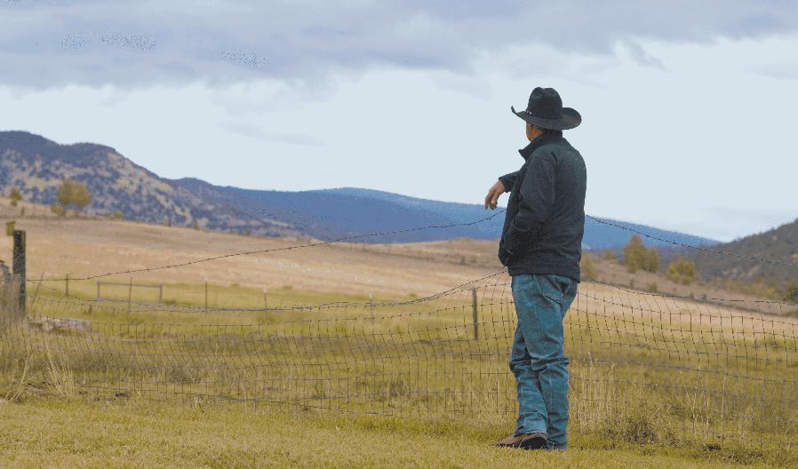 

Det finns planer på att delar av Oregon och Kalifornien ska byta delstat. Ranchägaren Lane Roelle från Oregon betraktar ägor i Siskiyou i Kalifornien, den 18 september. Foto: The Epoch Times                                                                                        