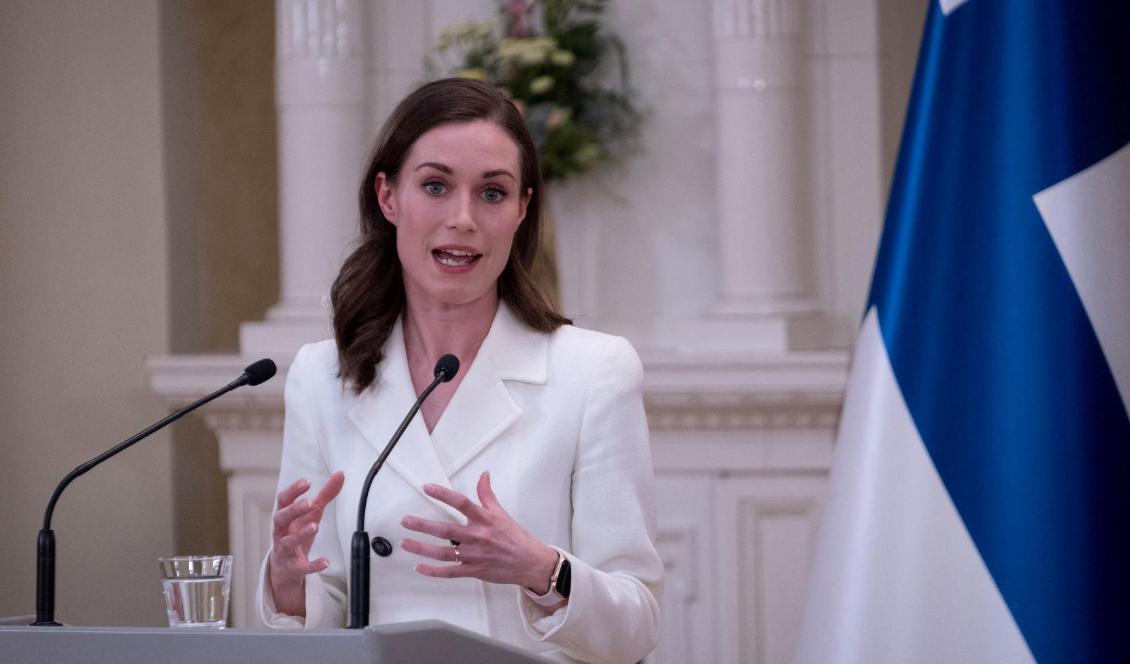 Finlands statsminister Sanna Marin. Foto: Alessandro Rampazzo/AFP via Getty Images