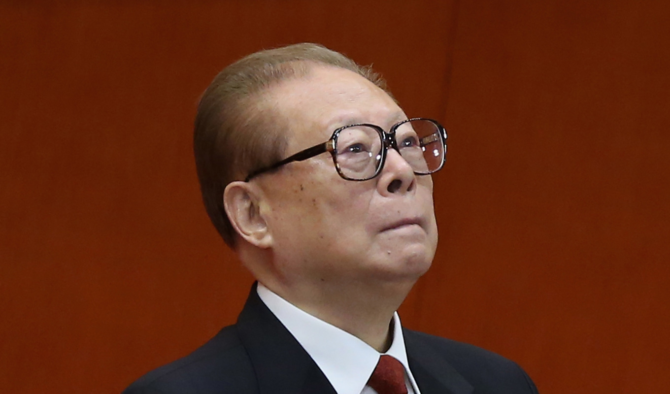 Kinas tidigare ledare Jiang Zemin inledde den brutala förföljelsen av Falun Gong i Kina år 1999. Foto: Feng Li/Getty Images