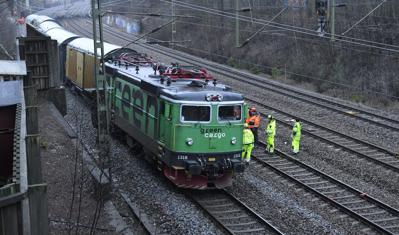 Under gårdagen hölls ett möte mellan godstransportsföretaget och Trafikverket om det nya systembytet. Foto: Anders Wiklund/TT
