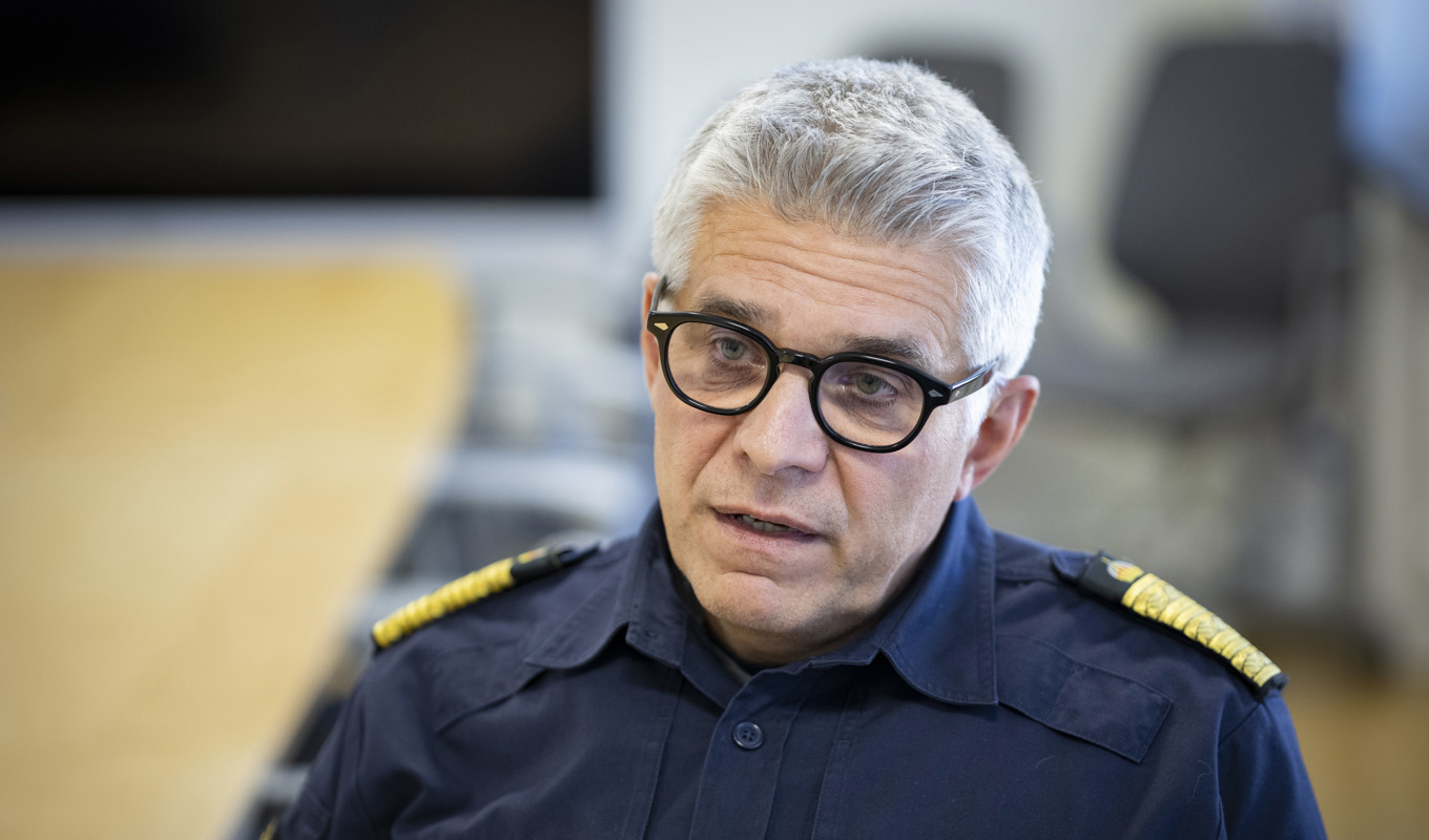 Rikspolischef Anders Thornberg har utsett en särskild utredare med anledning av härvan kring två högt uppsatta polischefer. Foto: Johan Nilsson/TT