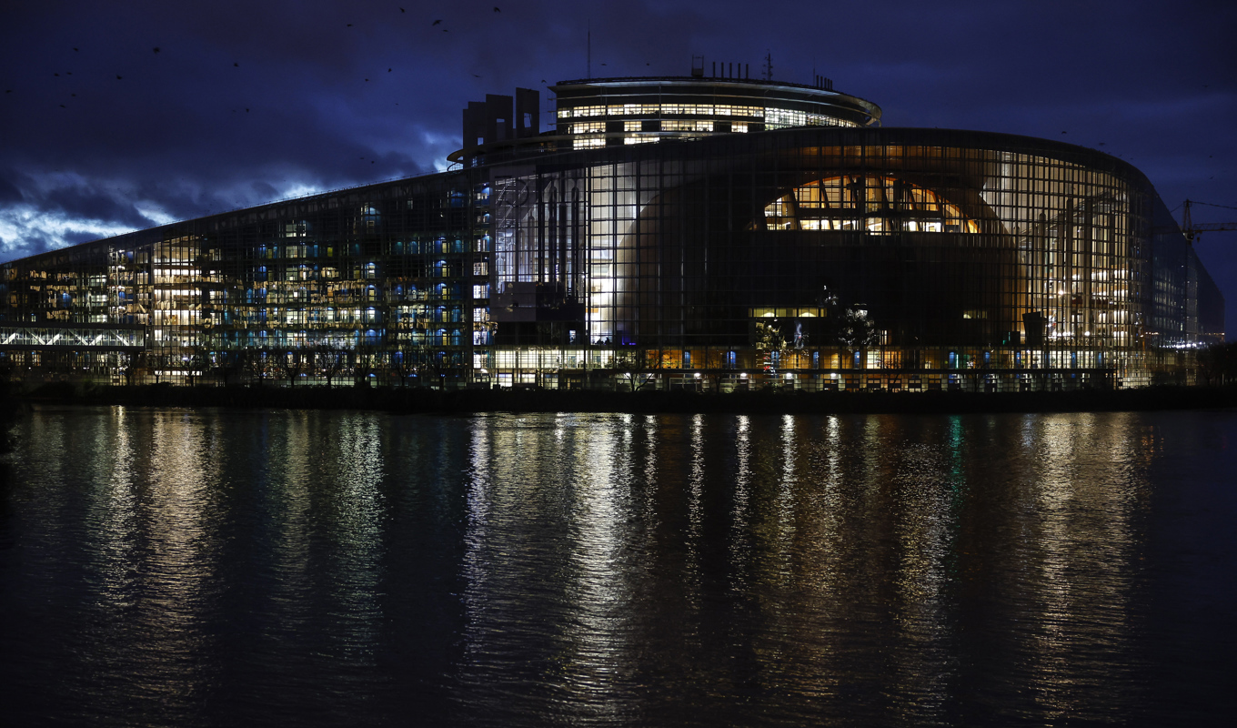 EU-parlamentet skakas av en misstänkt mutskandal. Arkivbild från Strasbourg. Foto: Jean-Francois Badias/AP/TT
