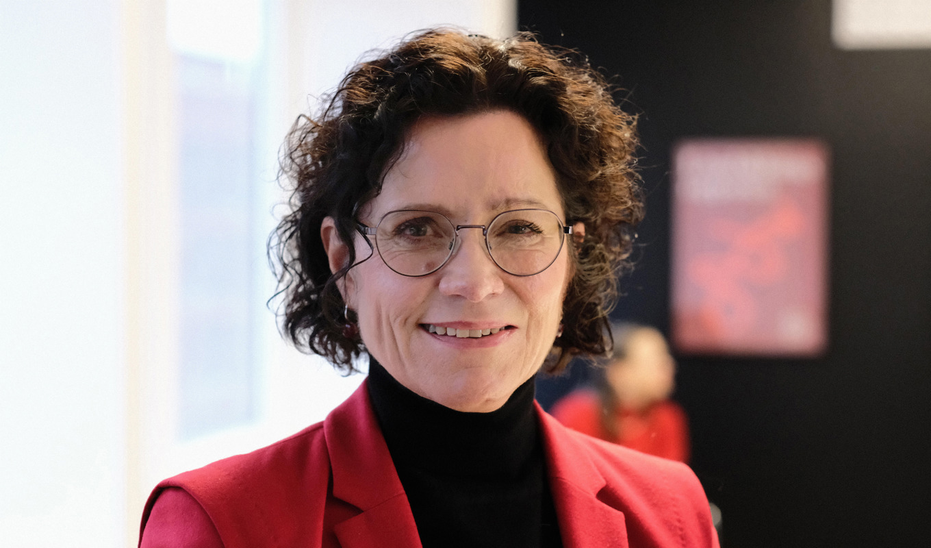 Ylva Hedén Westerdahl, prognoschef på Konjunkturinstitutet, tror det kan ta 4-5 år för svenska löntagare att få tillbaka de reallönesänkningar som den ovanligt höga inflationen orsakat Foto: Joakim Goksör/TT