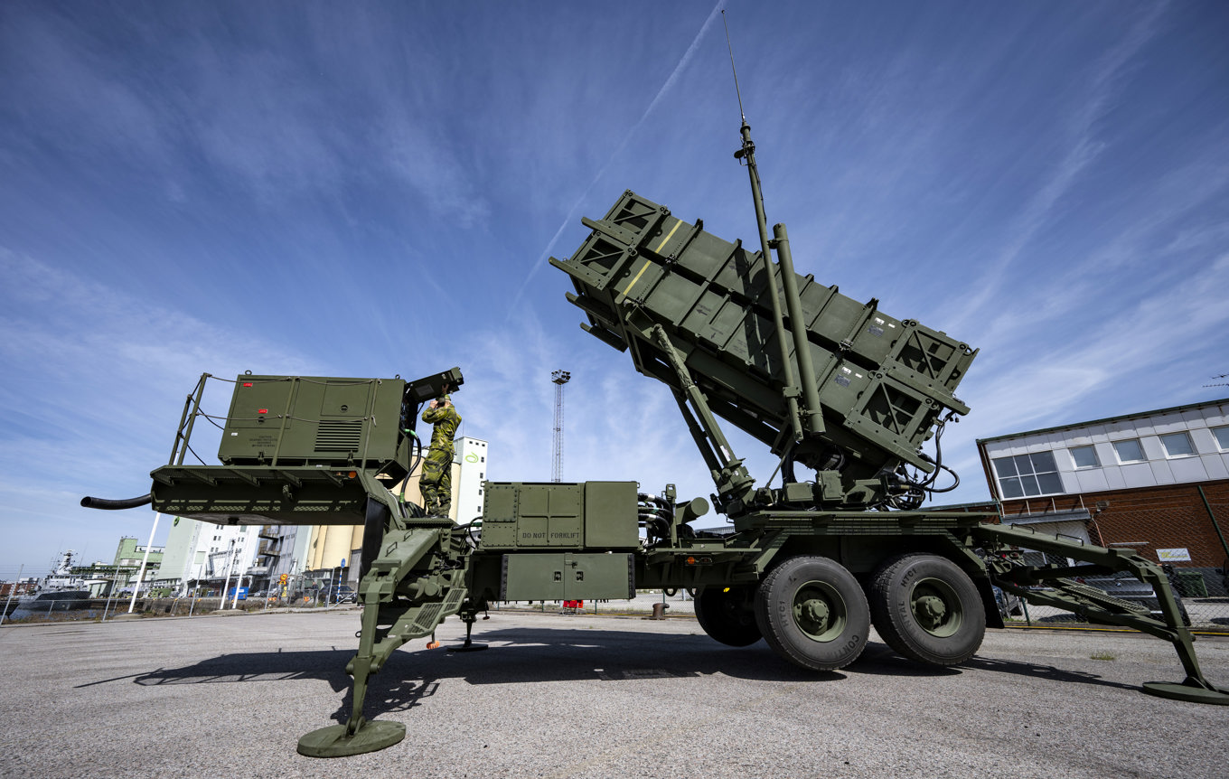 Sverige satsar 3,5 miljarder kronor på att utveckla luftvärnet. Arkivbild. Foto: Johan Nilsson/TT