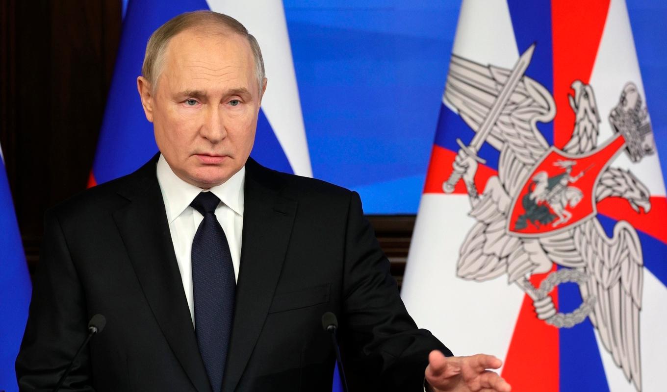 Ryssland president Putin är årets mest omskrivna person i svenska medier. Arkivbild. Foto: Vadim Savitsky/AP/TT