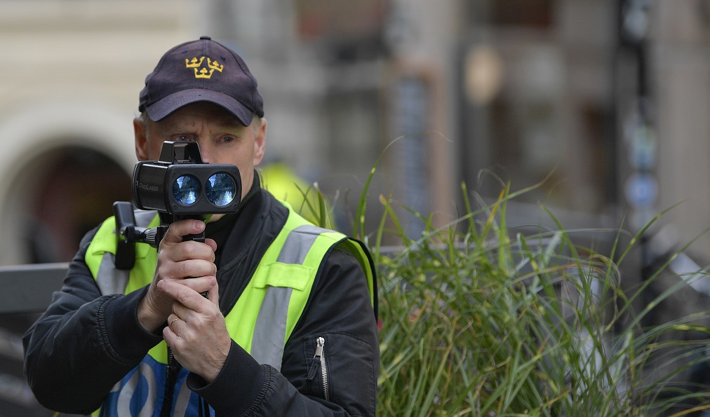En orsak till att antalet återkallade körkort minskade under 2022 jämfört med året innan är polisens trafikkontroller. Foto: Anders Wiklund/TT