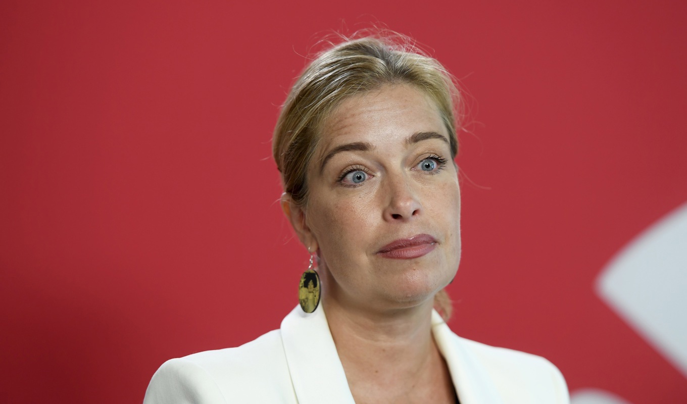 S-kvinnors ordförande Annika Strandhäll. Arkivbild. Foto: Maja Suslin/TT